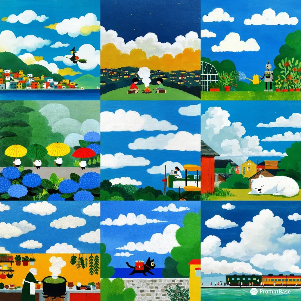 Nostalgic Summer Ghibli Dreams