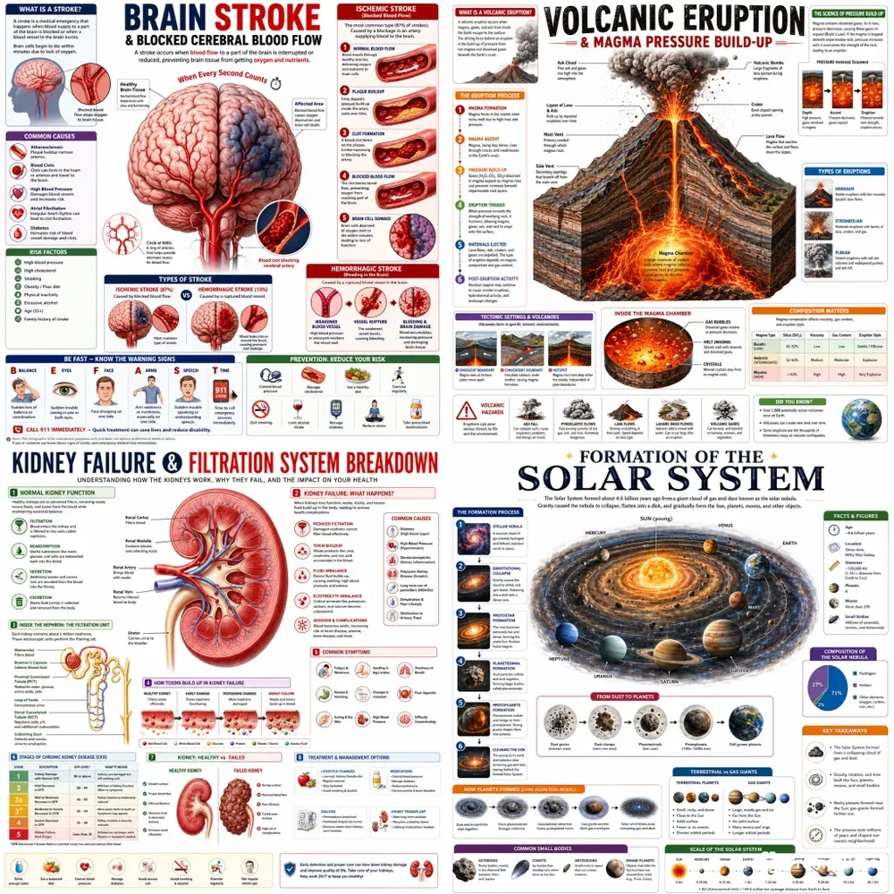 Educational Medical Infographic Posters