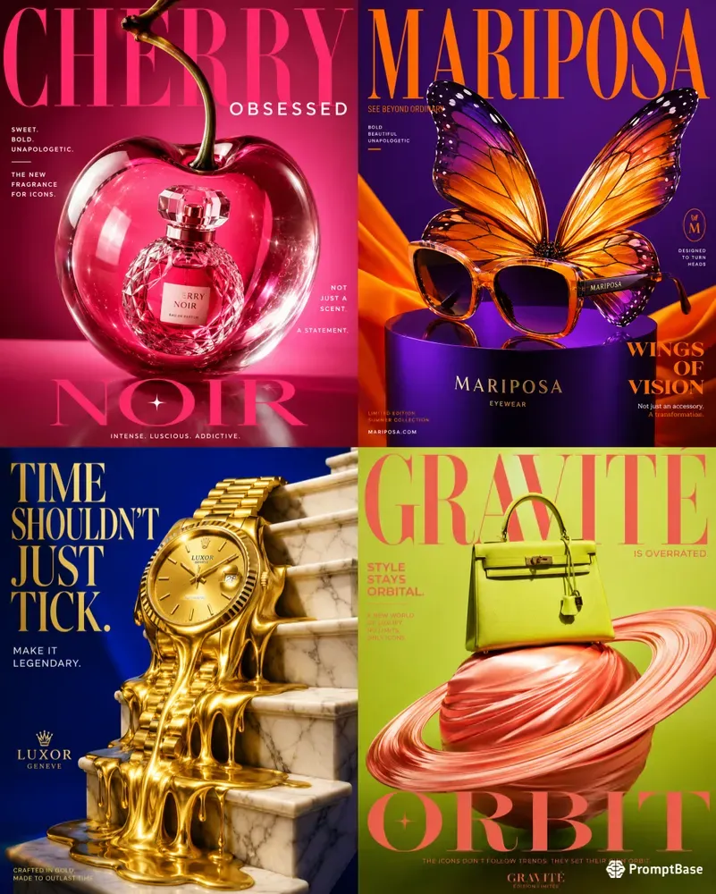 Absurdist Luxury Pop Ads