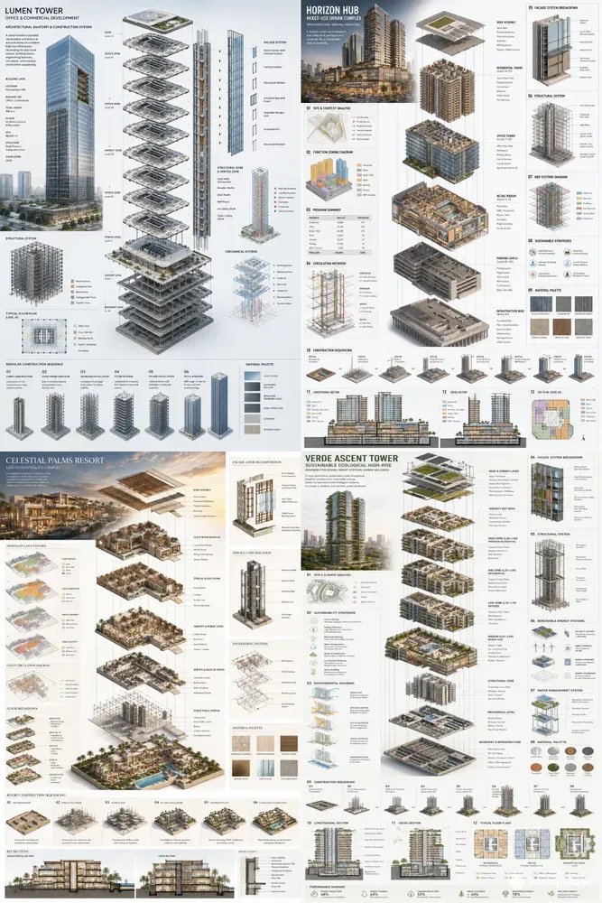 Exploded Building System Generator