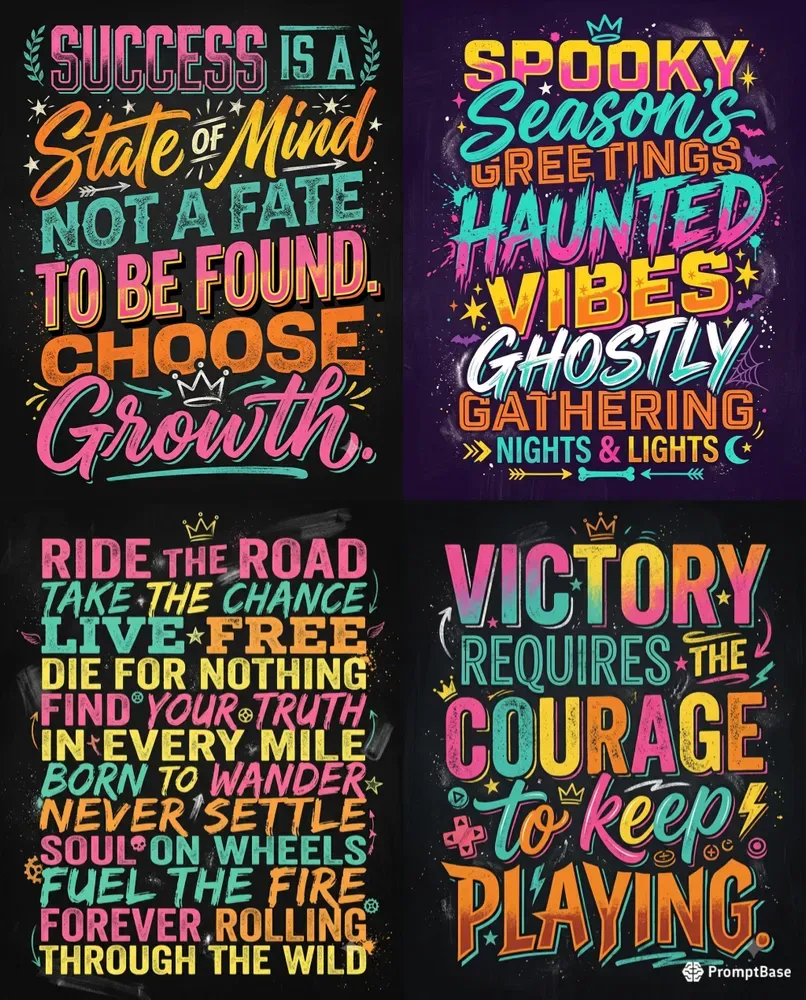 Urban Chalk Text Mural Studios