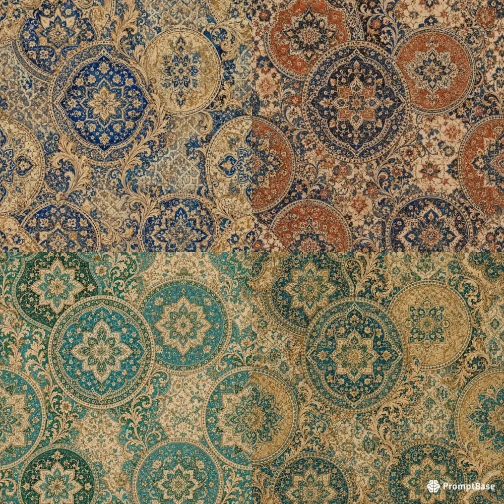 Moroccan Medallion Seamless Patterns