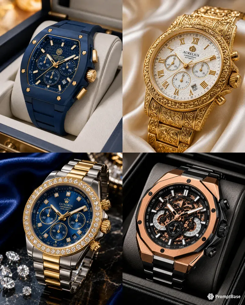 Luxury Mens Chronograph Watches