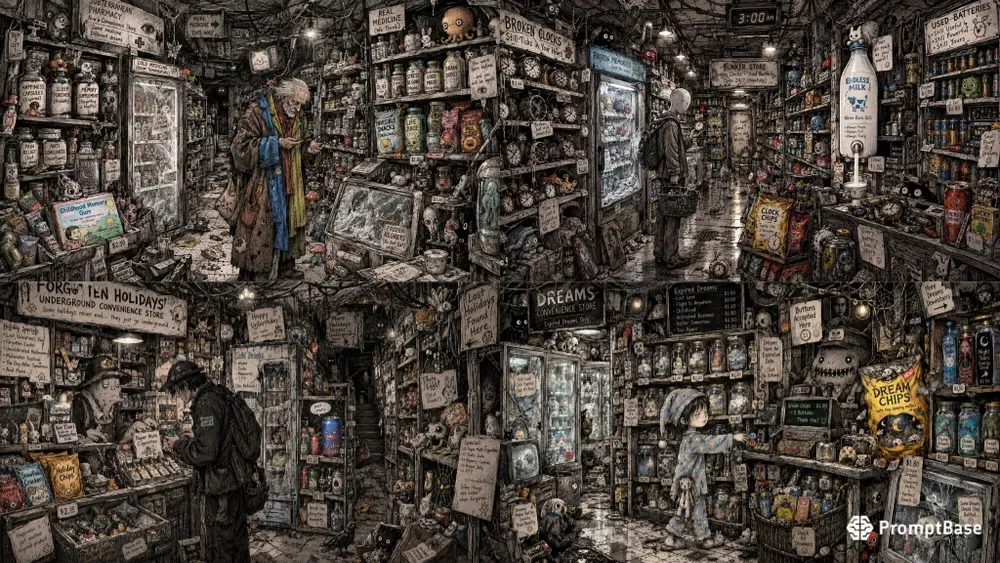 Surreal Underground Convenience Stores