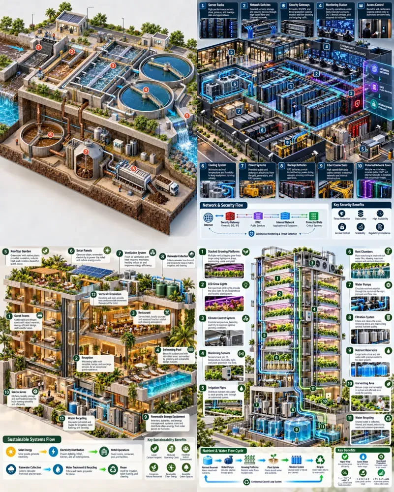 Premium 3D System Infographics