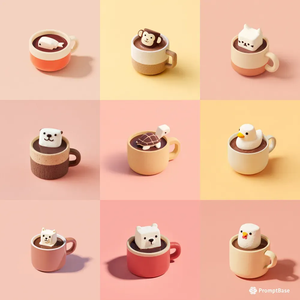Animal Shaped Marshmallows