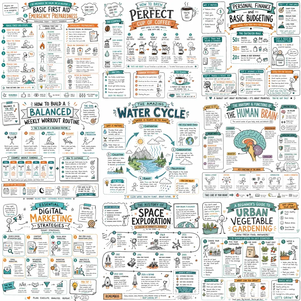 Handdrawn Infographics