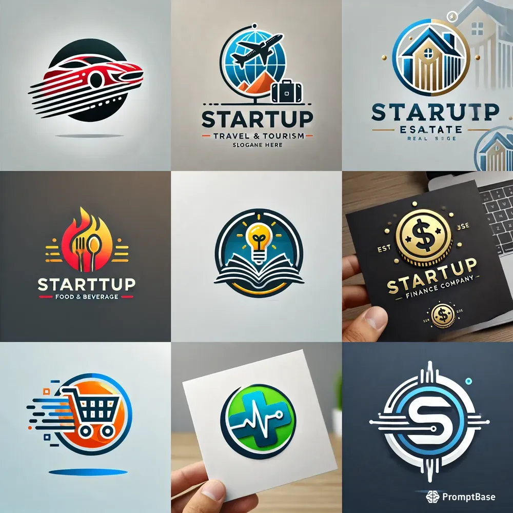 Modern generated Startup Logos