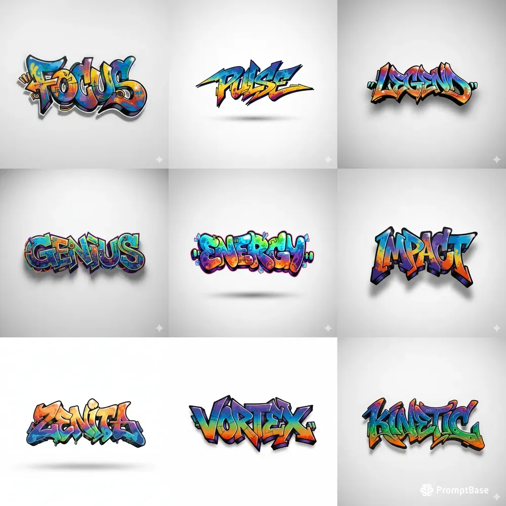 Technical Studio Graffiti Typography