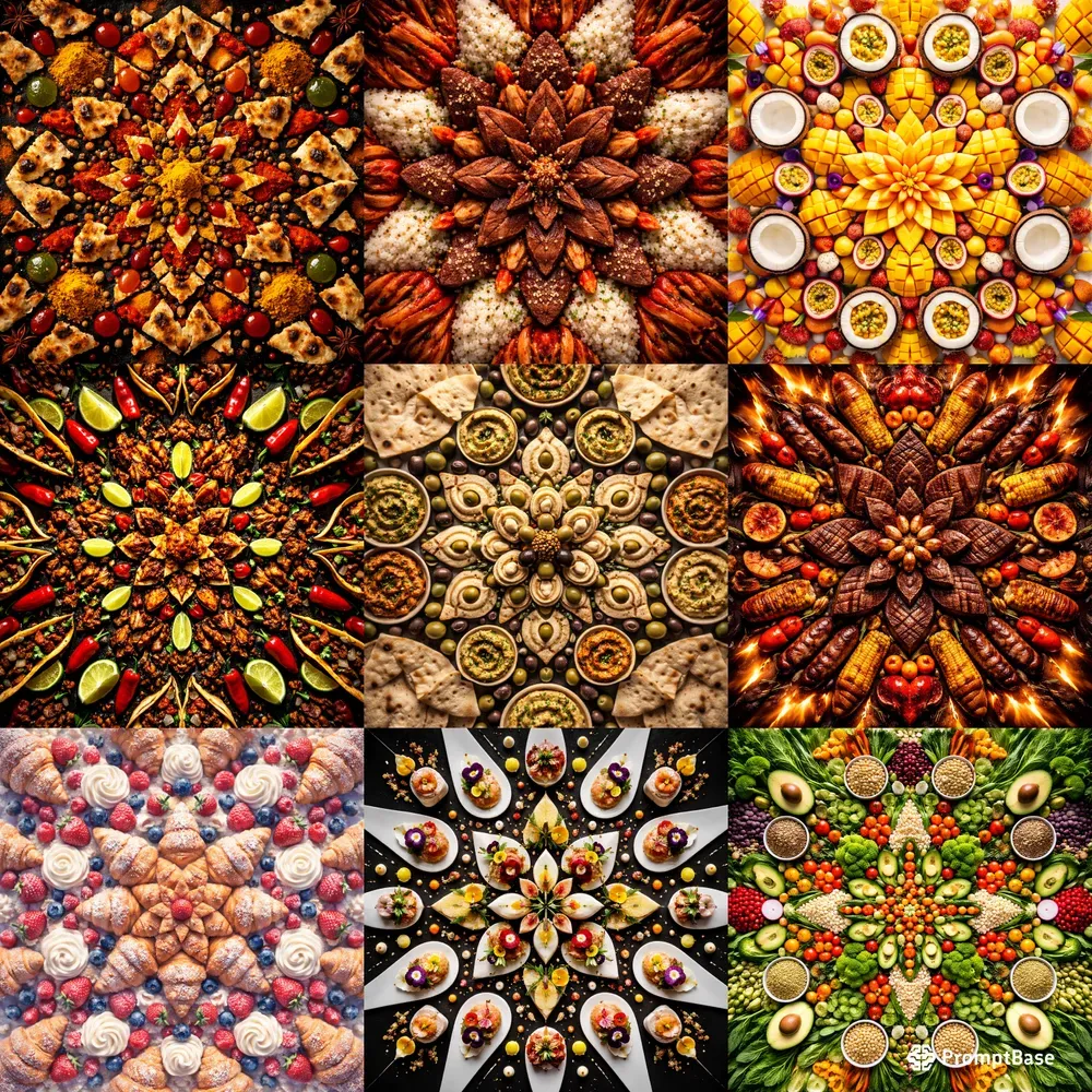 Kaleidocuisine Edible Symmetries
