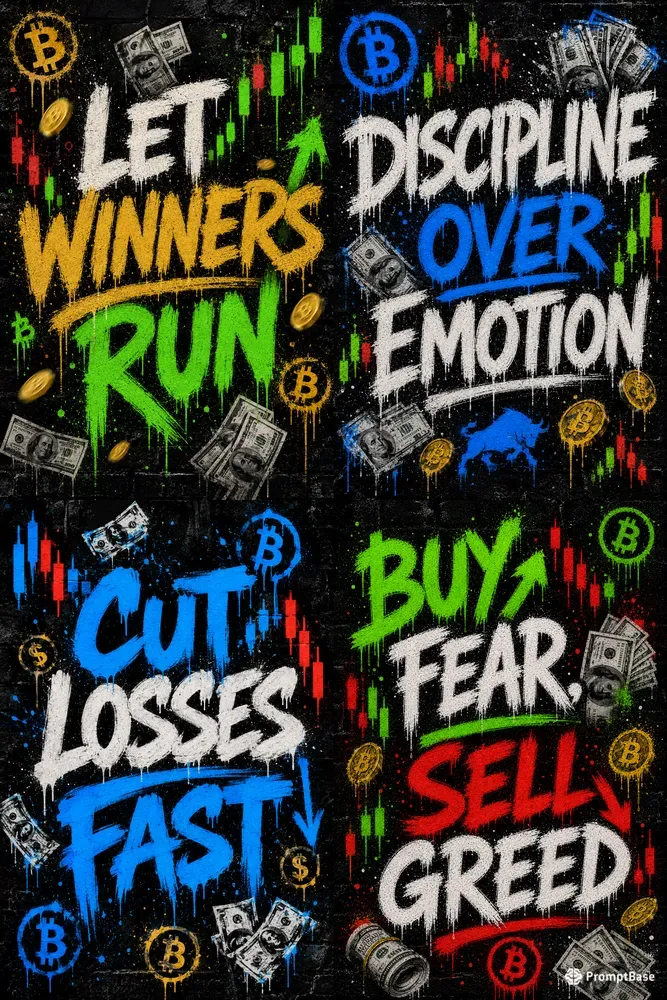 Spray Paint Trading Motivation Posters