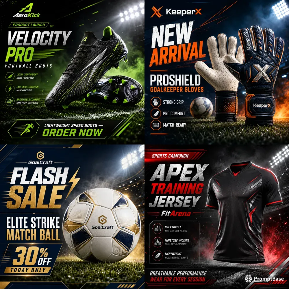 Cinematic Football Product Ads