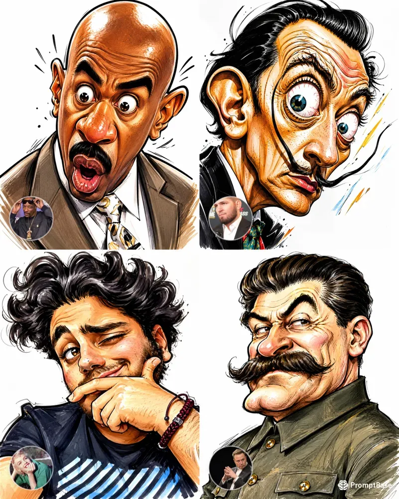 Nyc Street Art Satirical Caricatures