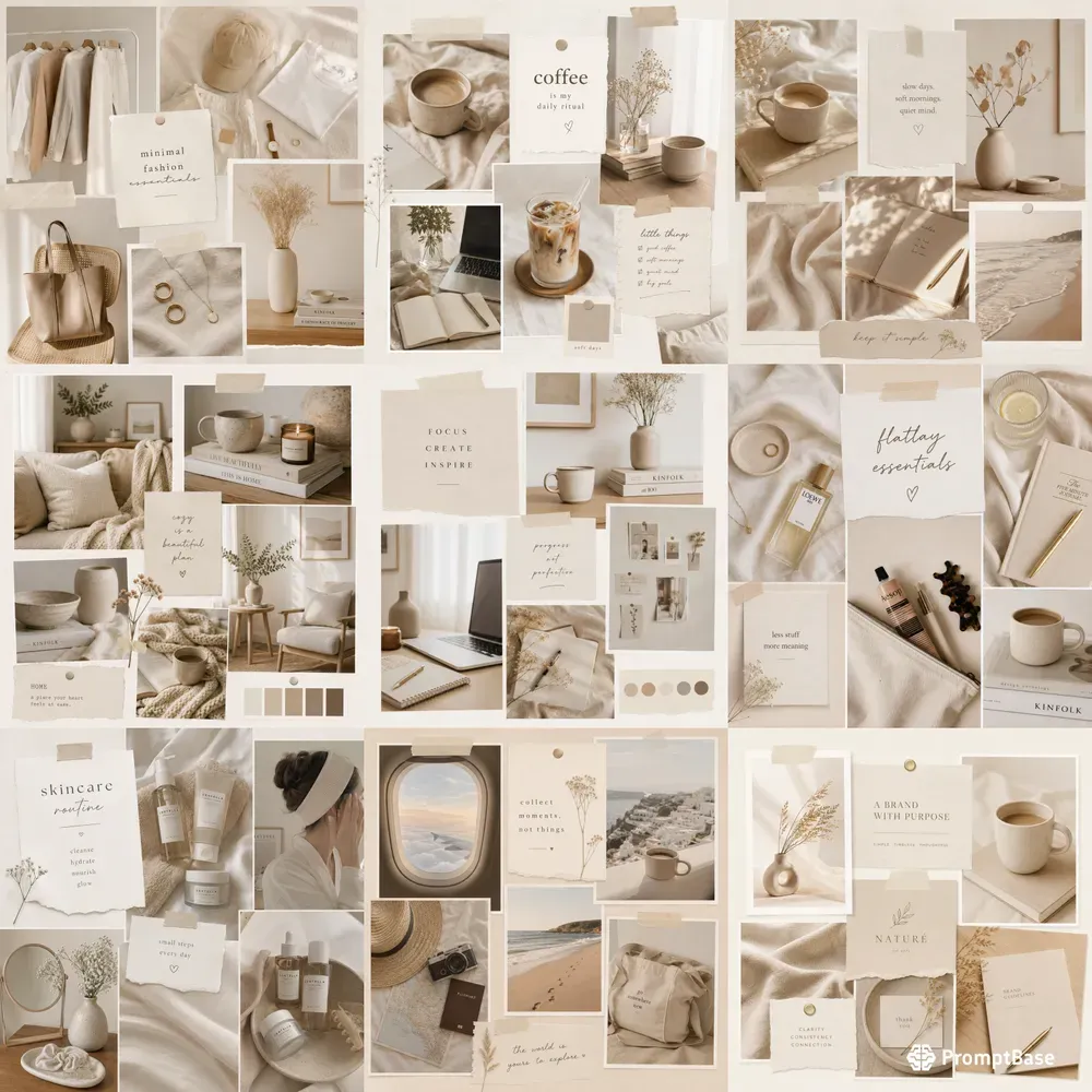 Pinterest Aesthetic Moodboard Engines
