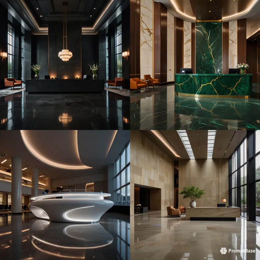 Luxury Hotel Lobby Architectures