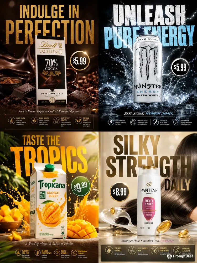 Premium Commercial Ads With Price Badges