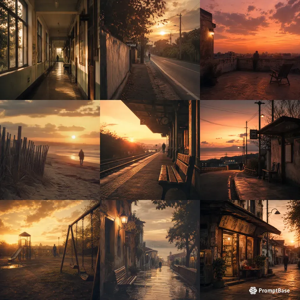Cinematic Nostalgic Scenes