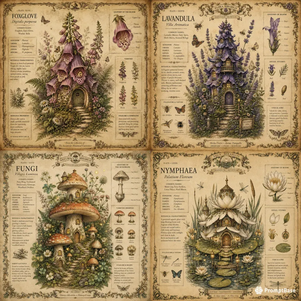 Enchanted Fairy Garden Botanica Art