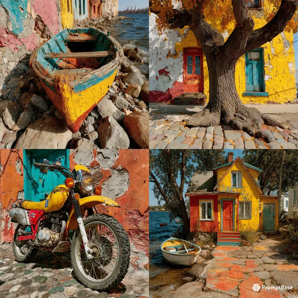 Photos Sunlit Rustic Folk Vibrance
