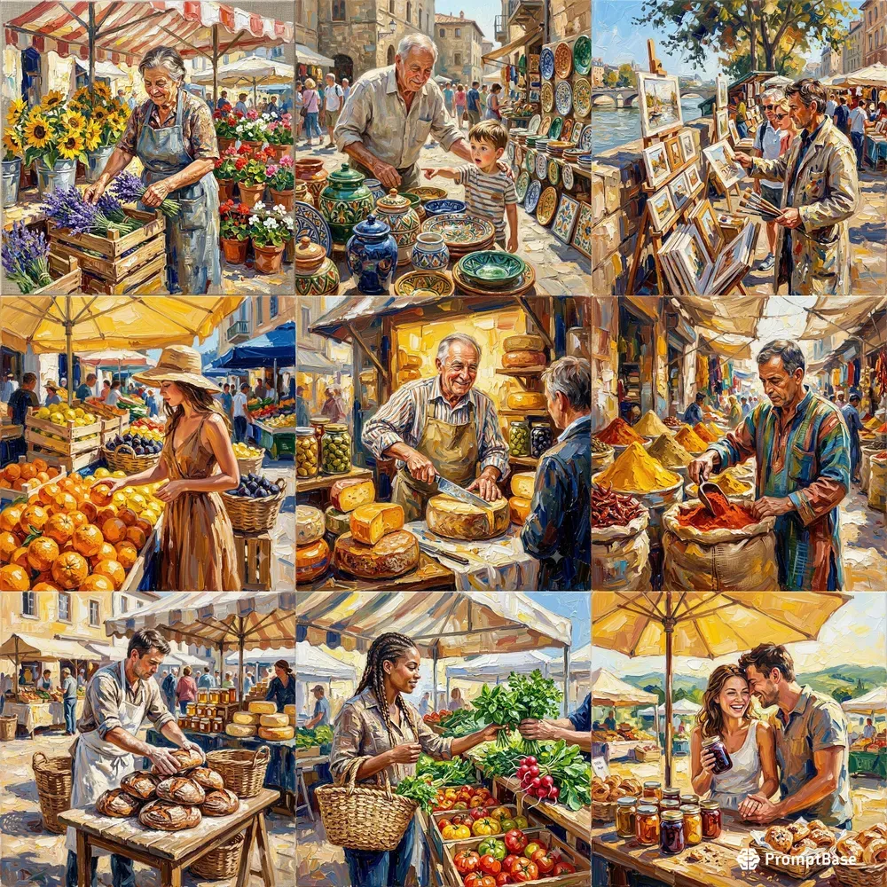 Impasto Palette Knife European Markets
