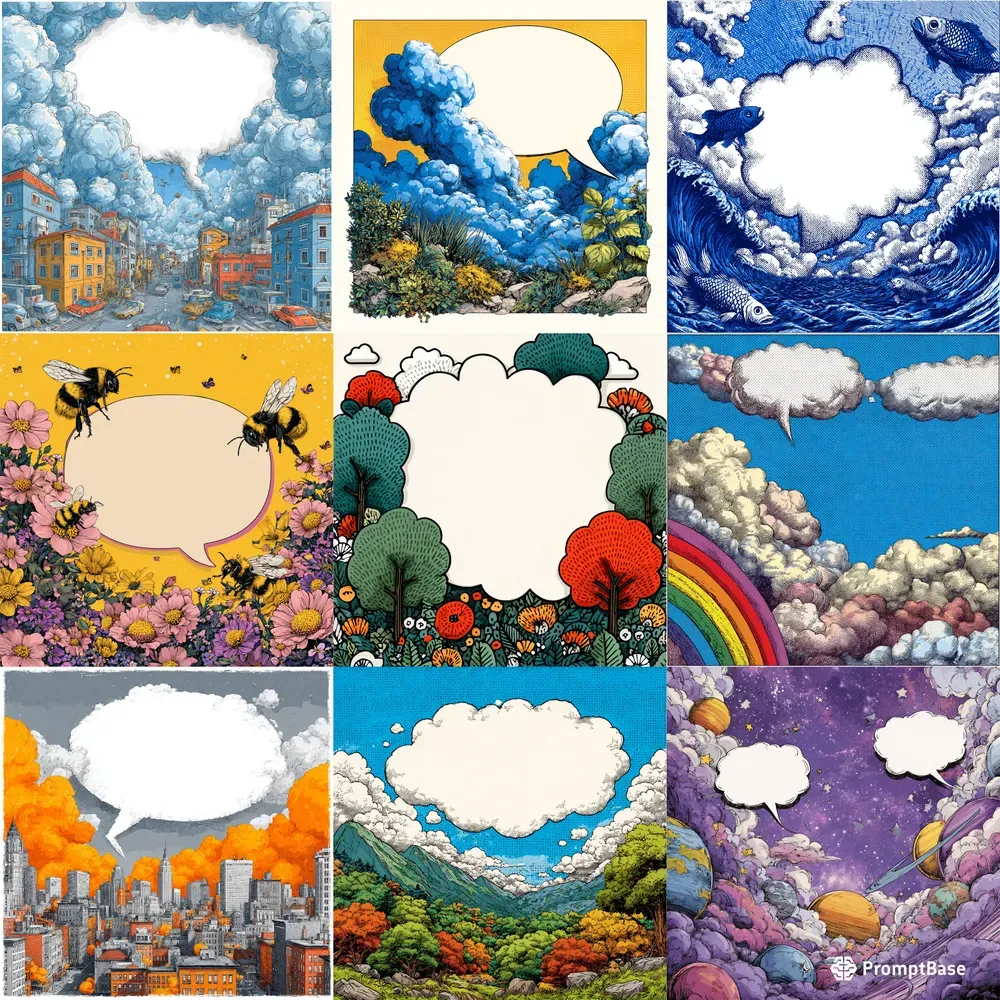 Comic Speech Bubbles