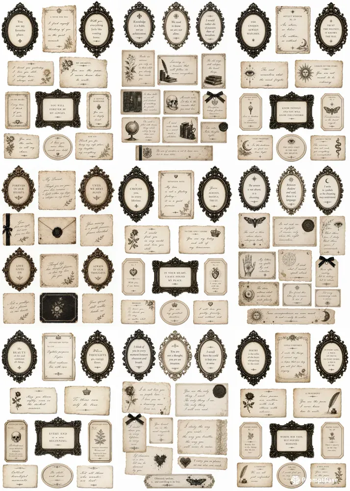 Keepsake Letters Vintage Papers