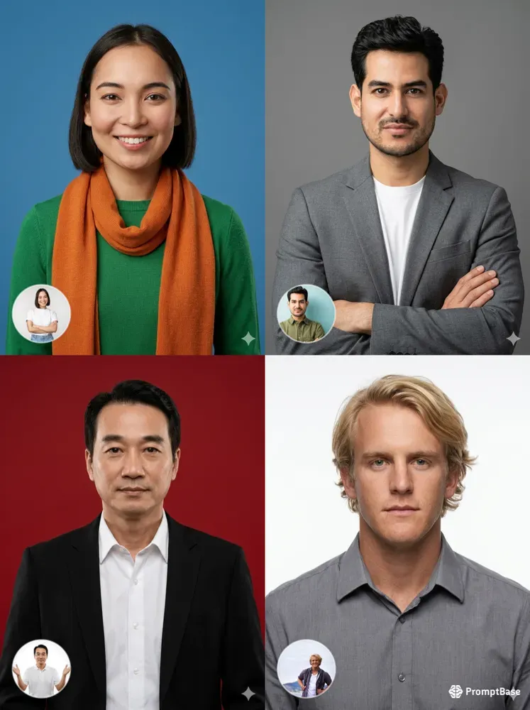 Portraits For Professional Id Photos
