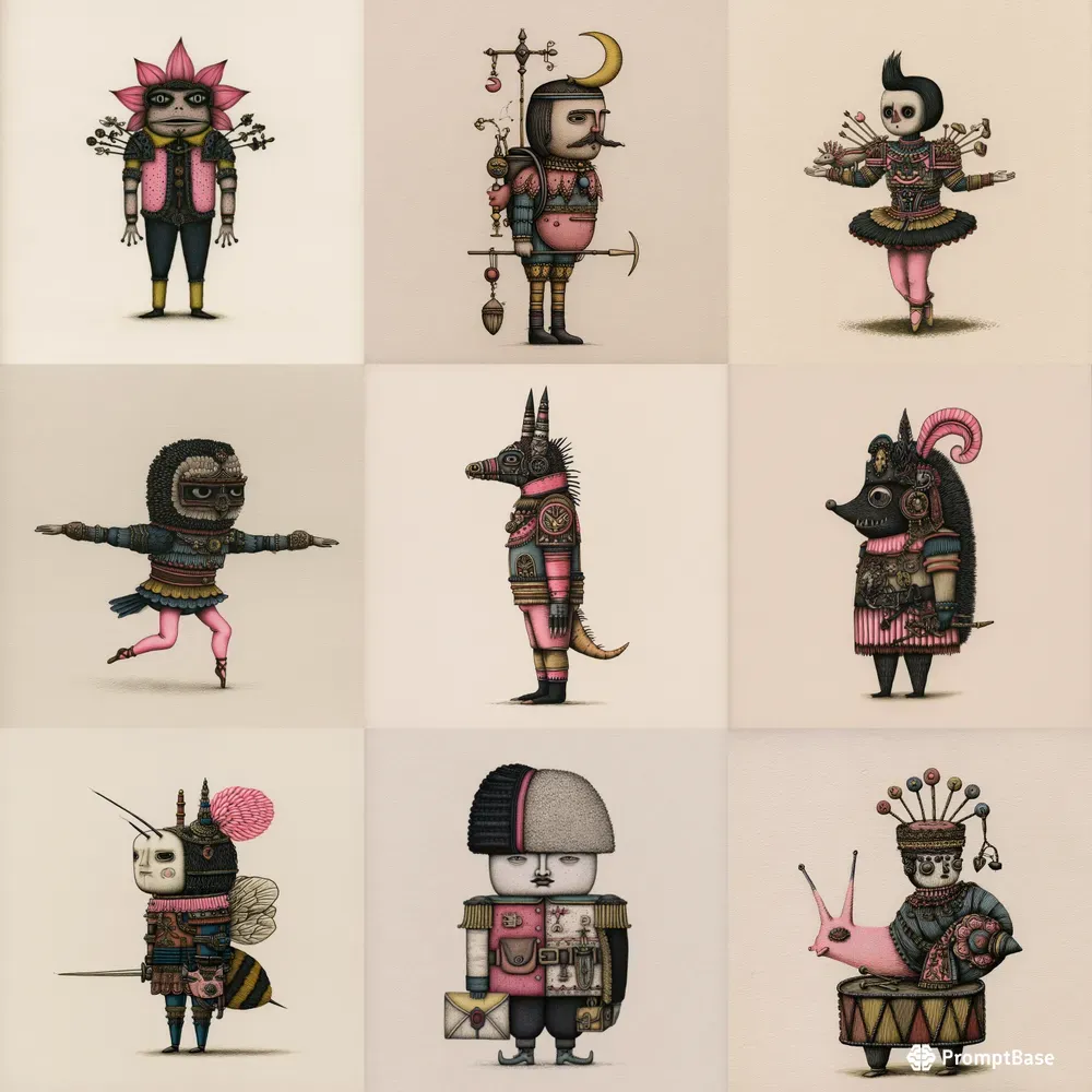 Whimsical Storybook Characters