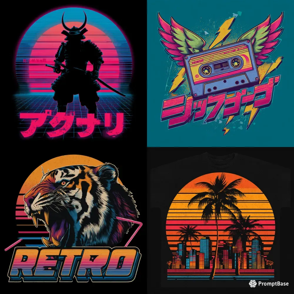 Retro Aesthetic Tshirt Design Generators