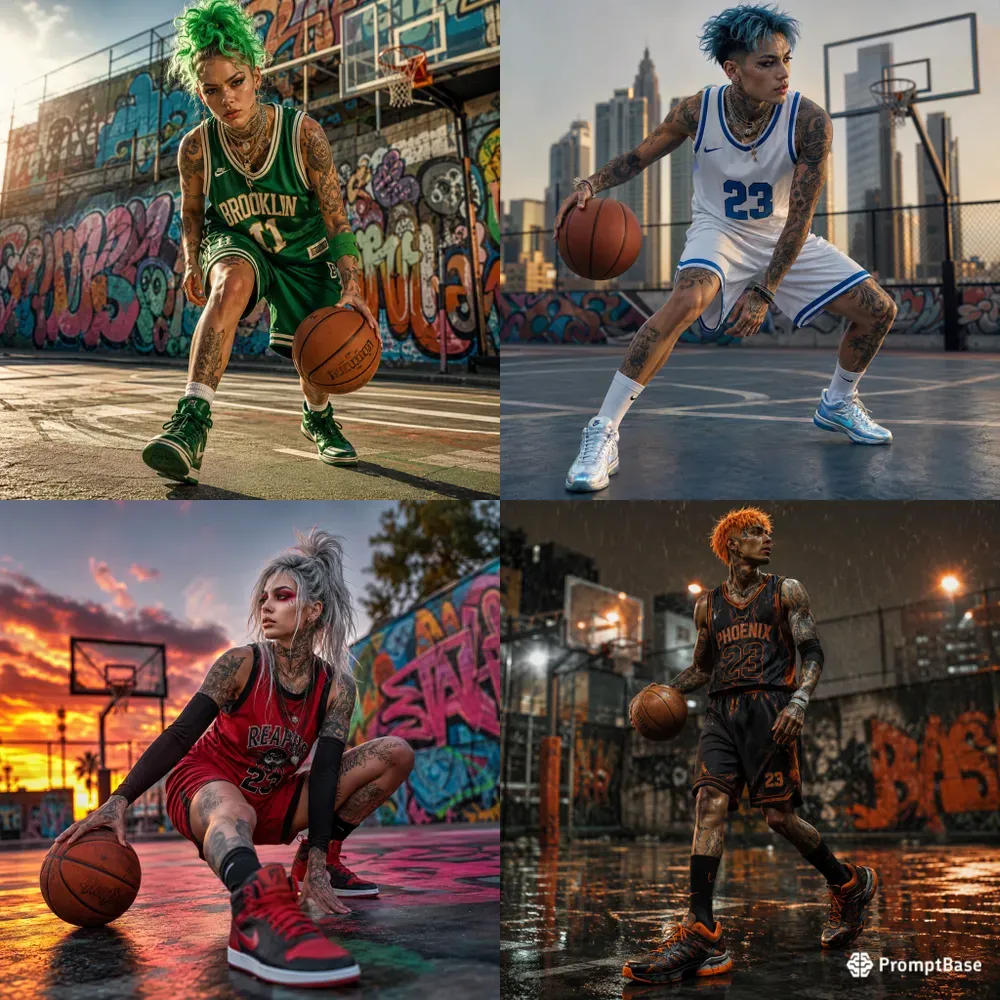 Urban Alt Basketball Portraits