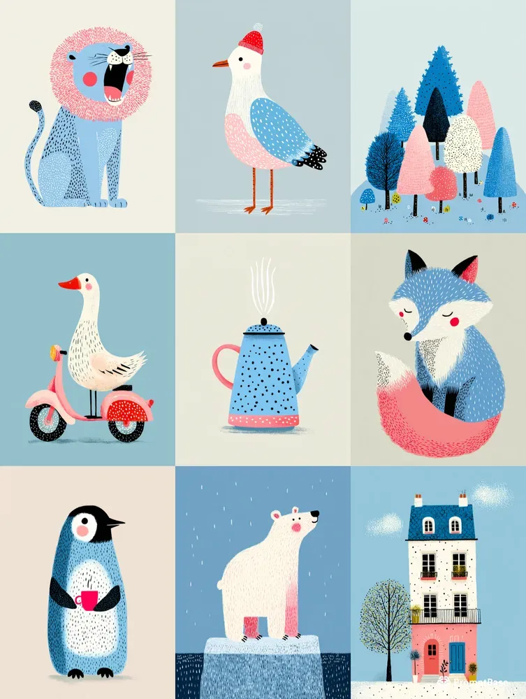 Scandinavian Nursery Poster Generator