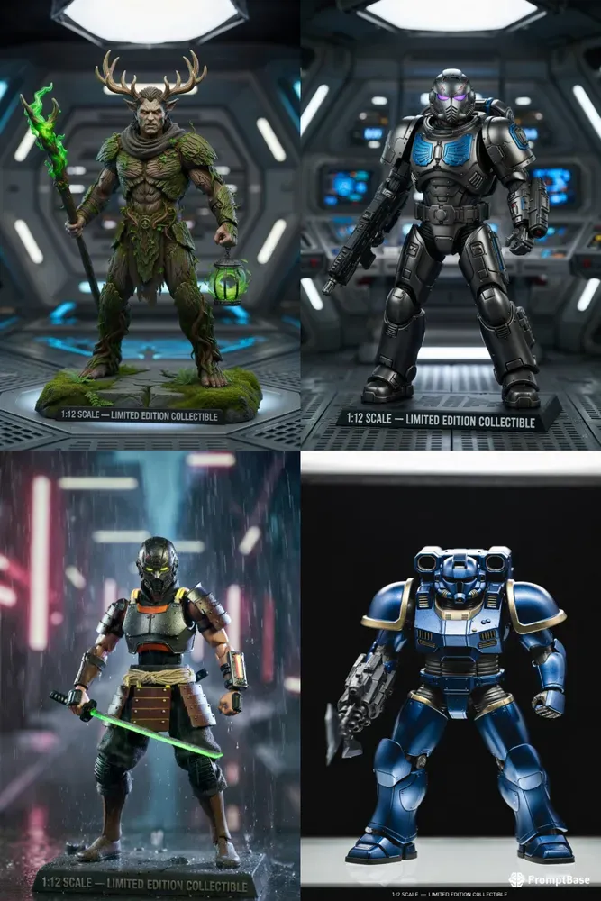Hyperrealistic Action Figure Generator