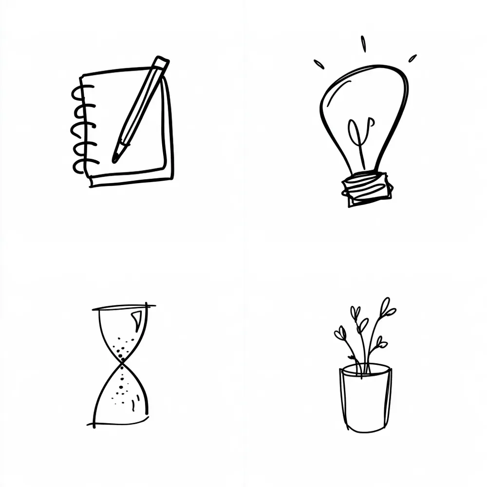 Handdrawn Doodle Icons