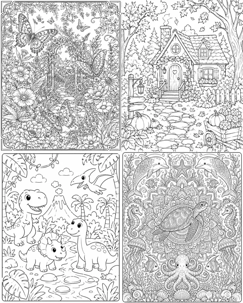KDP Coloring Book Page Designers