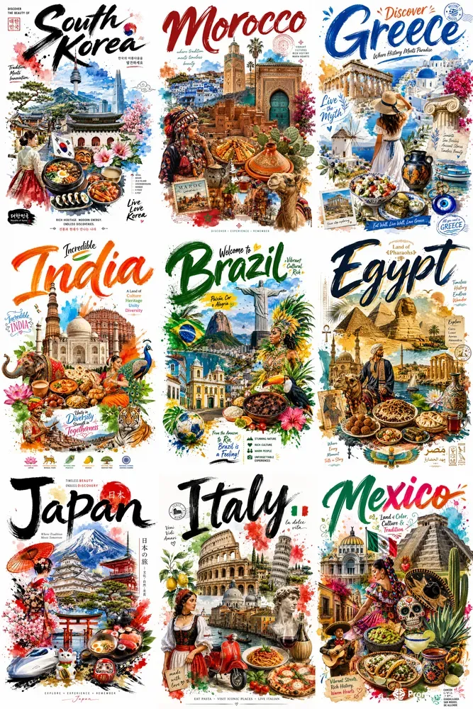 Travel Destination Poster Creators
