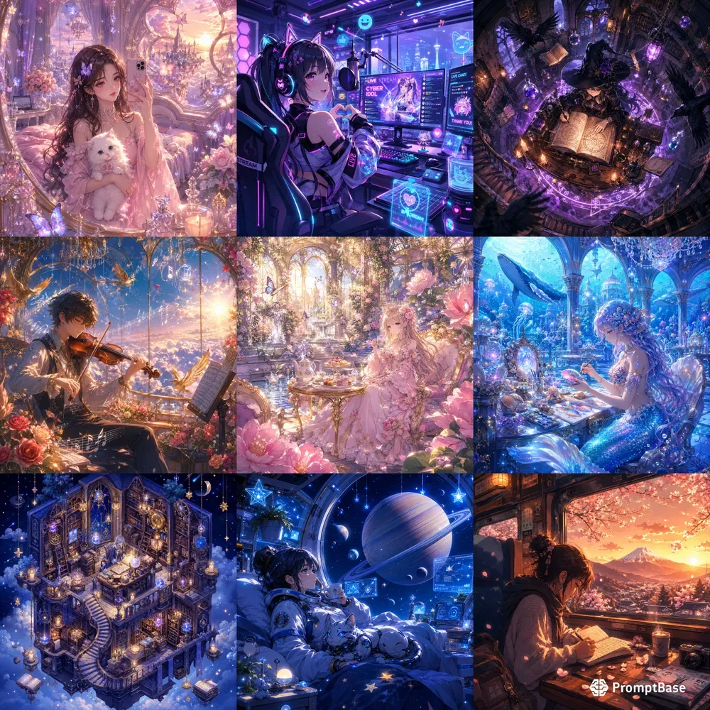 Dreamy Anime Aesthetic Scenes