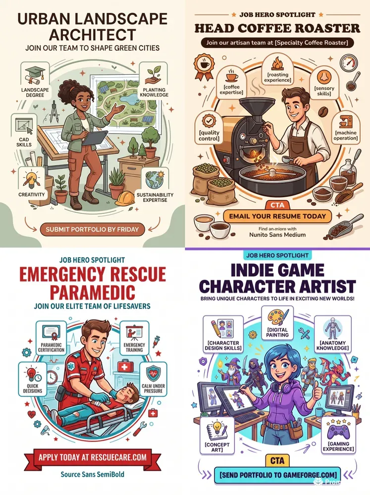 Recruitment Job Infographics