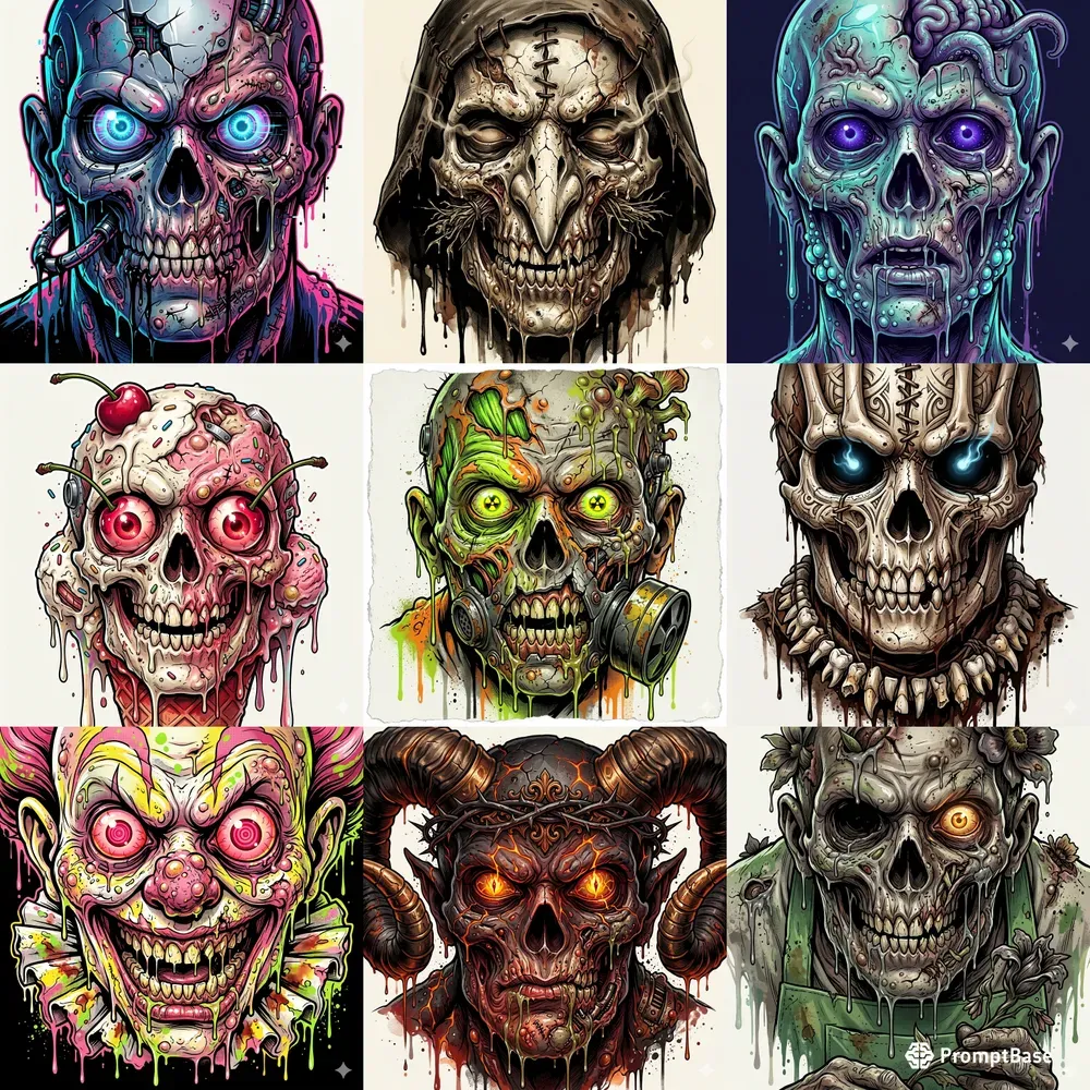 Premium Horror Monster Design Customs