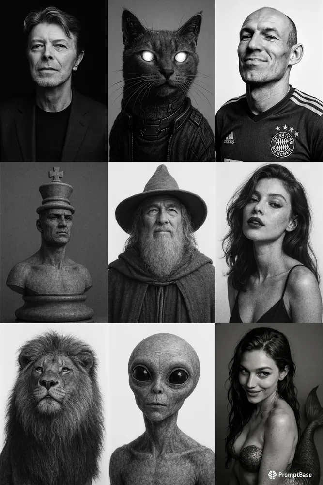 Monochrome Portrait Moods