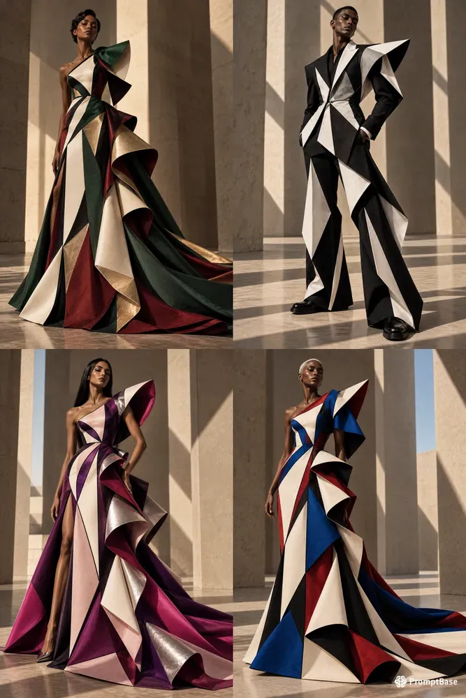 2D3D Optical Illusion Coutures