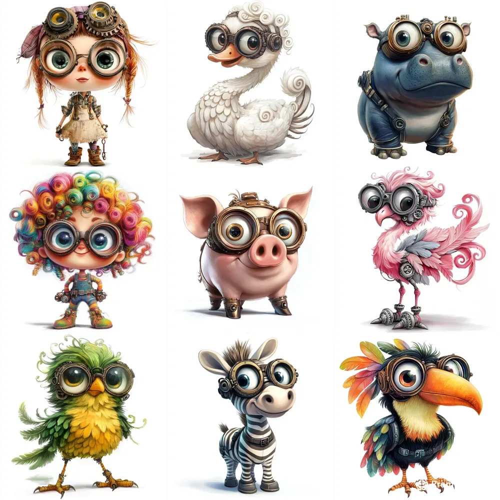 Quirky Steampunk Animals For Nurseries