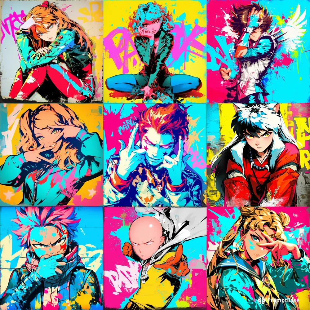 Vibrant Anime Artworks