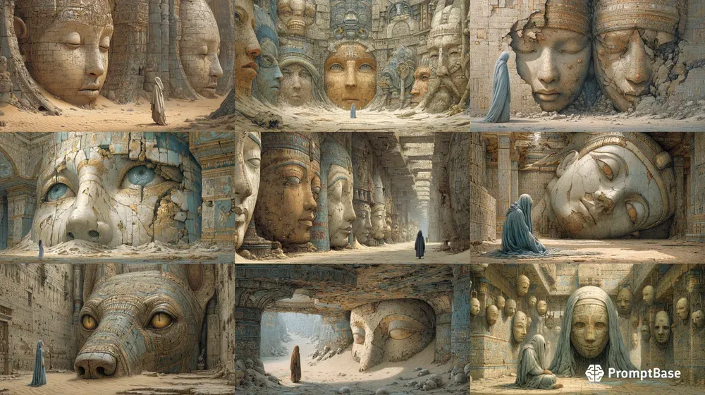 Dark Egyptian Cinematic Fantasies