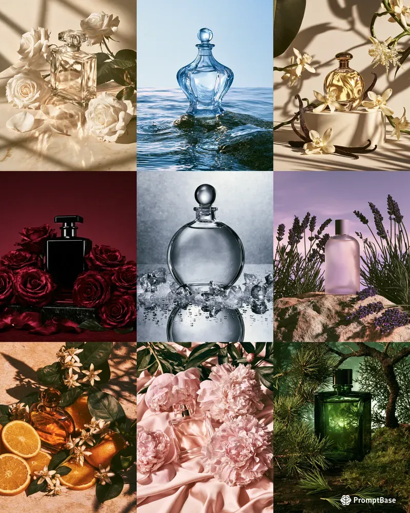 Luxury Perfume Product Photography