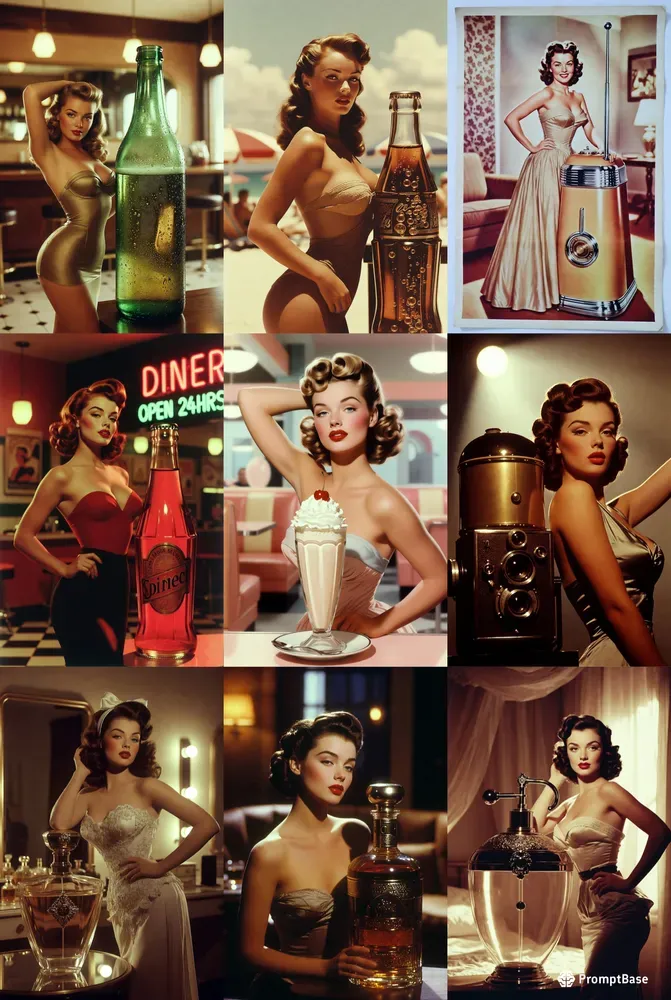 Vintage Pinup Ad Systems