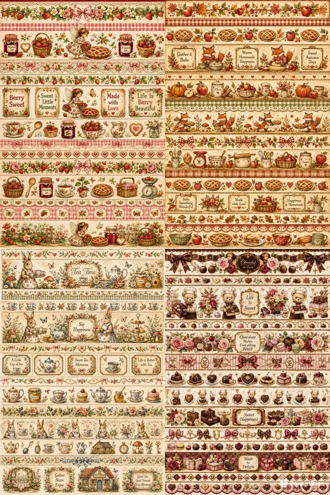 Vintage Baking Ephemera Collections