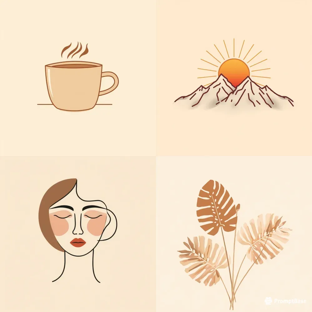 Minimalist Boho Line Art Generator
