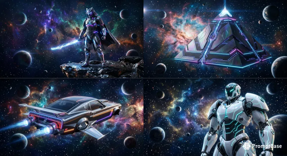 Cosmic Future Scene Generator Images