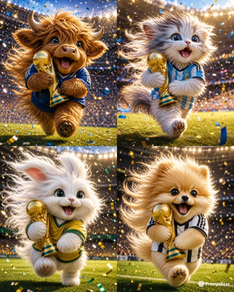Football Soccer Sports Champion Pet Art
