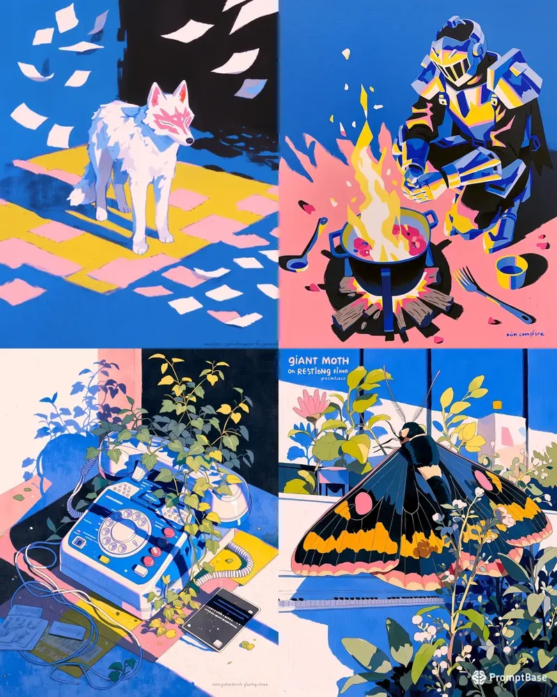 Indie Geometric Fantasy Art